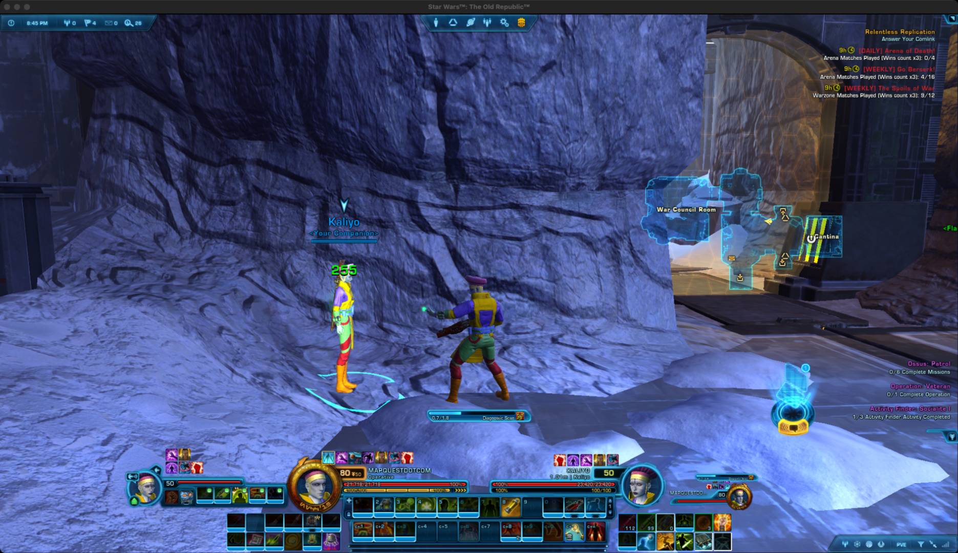 Screenshot of TOR HUD Friendly